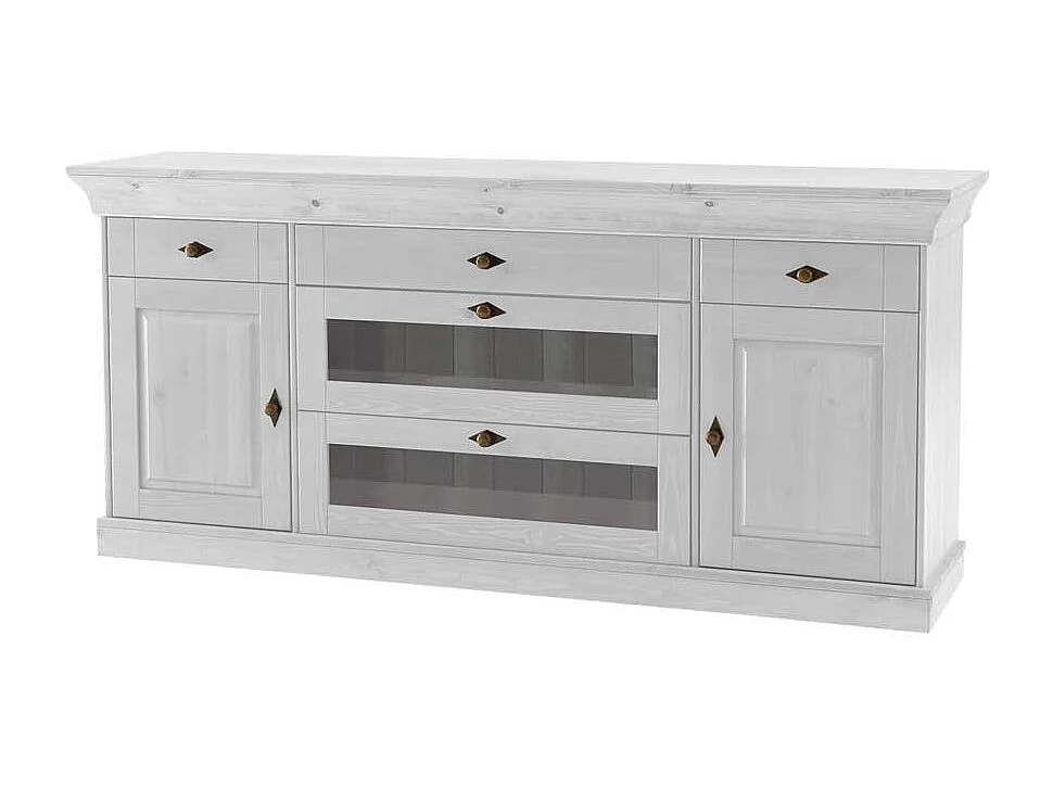 Esszimmer Sideboard in Weiß skandinavischer Landhausstil