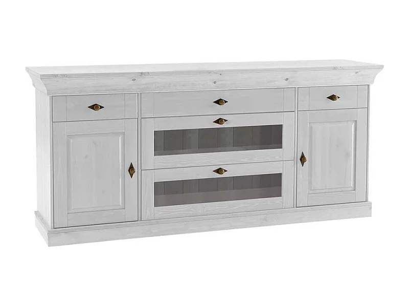 Esszimmer Sideboard in Weiß skandinavischer Landhausstil