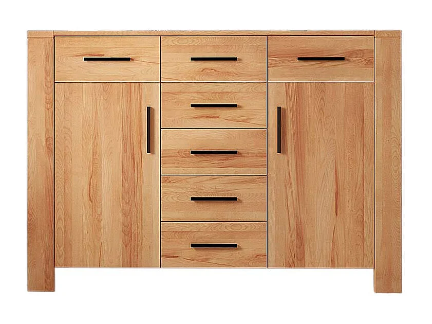 Wohnzimmer Sideboard aus Kernbuche Massivholz modern