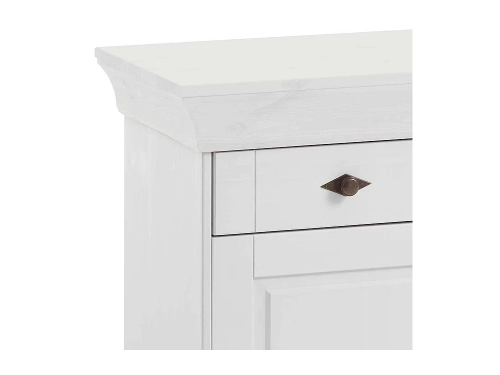 Esszimmer Anrichte in Weiß Kiefer massiv