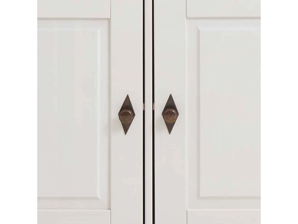 Esszimmer Anrichte in Weiß Kiefer massiv