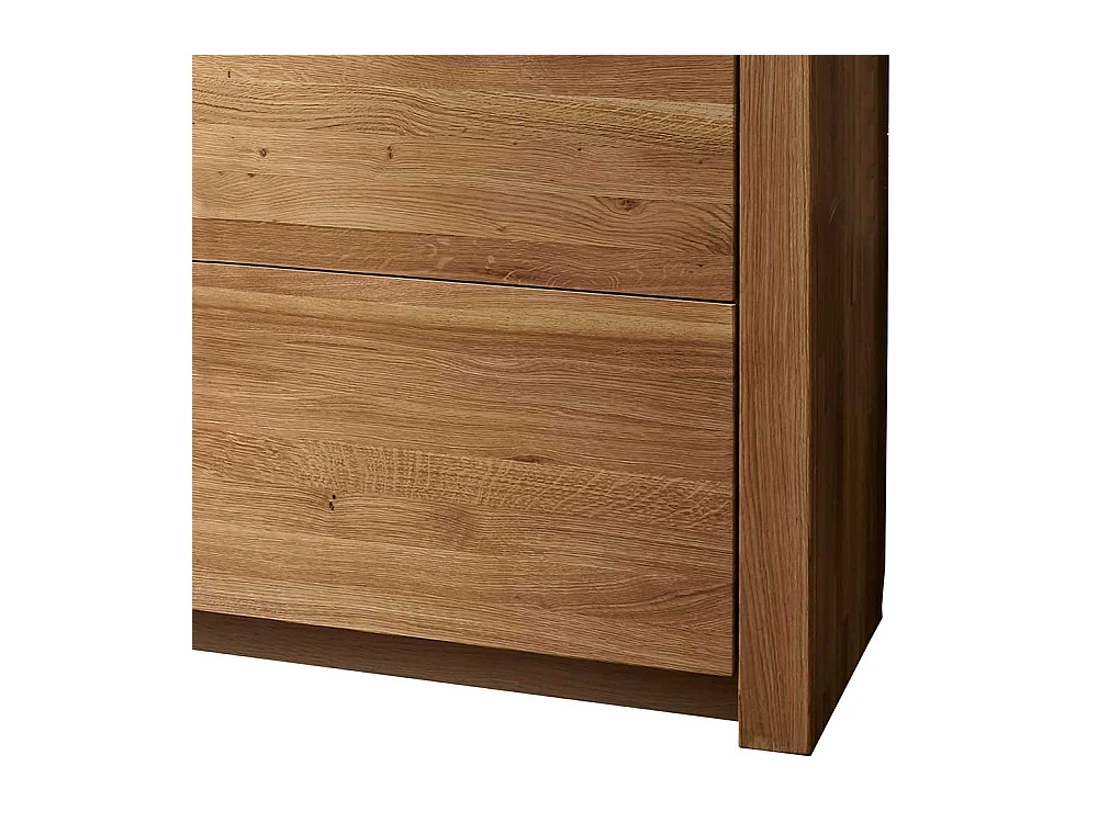 Großes Sideboard aus Wildeiche Massivholz 3 Türen 3 Schubladen