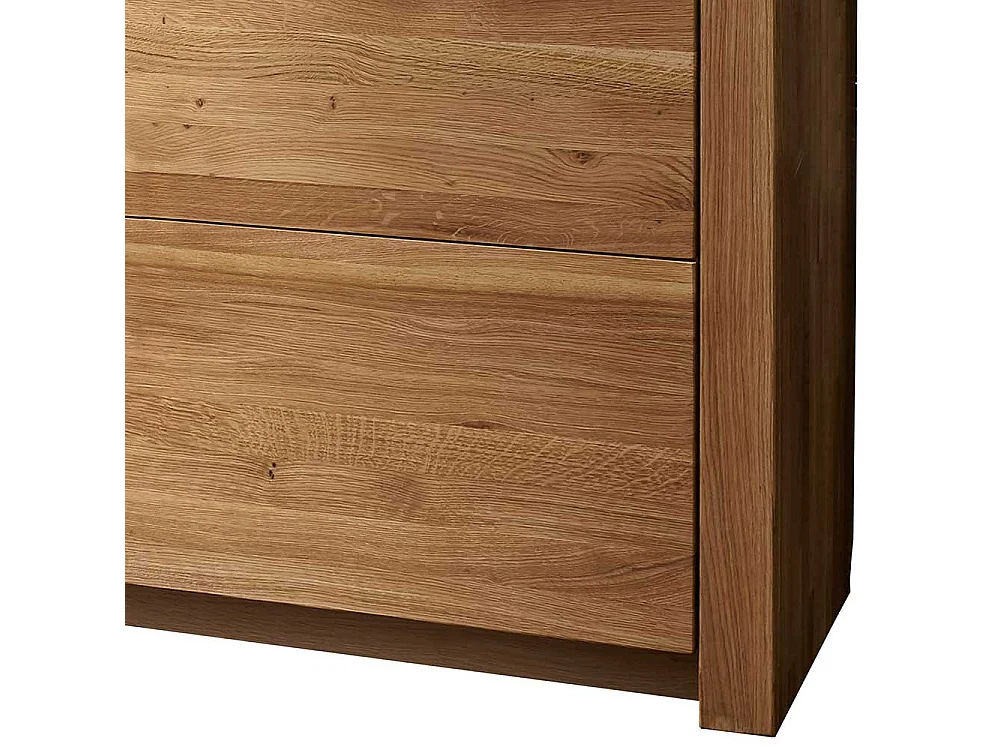 Großes Sideboard aus Wildeiche Massivholz 3 Türen 3 Schubladen