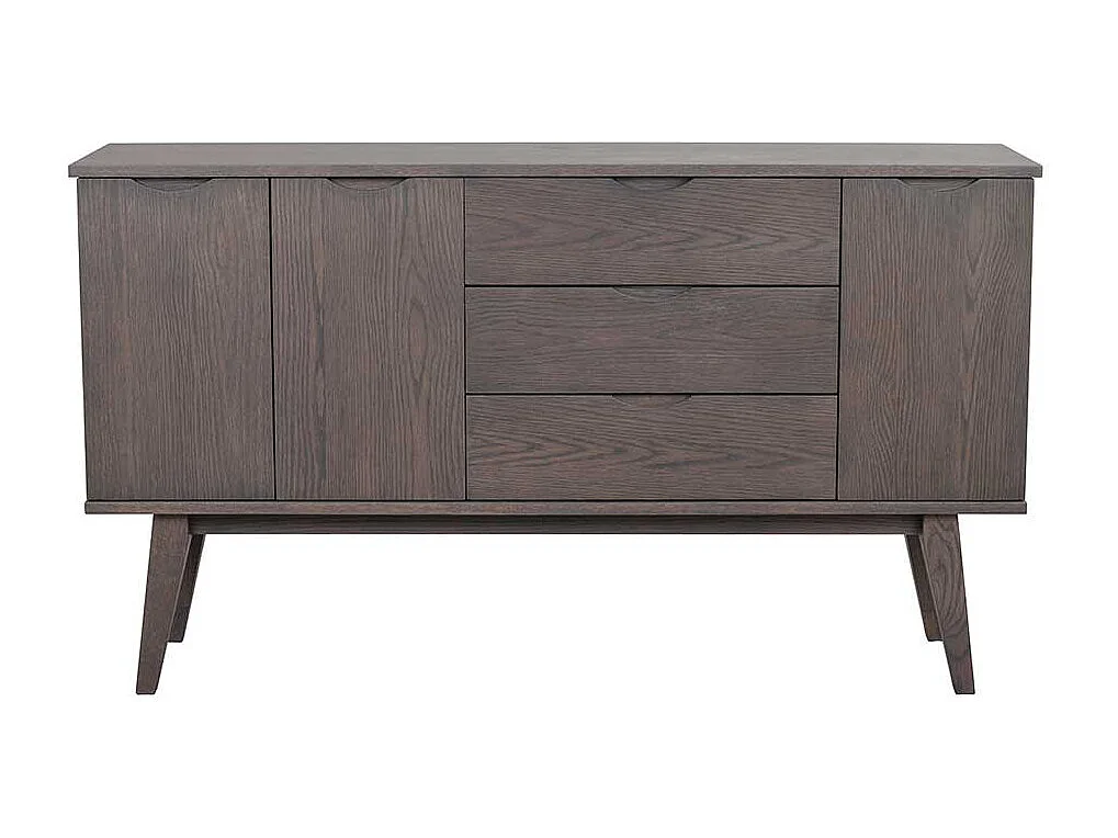 Skandi Sideboard in Eiche Dunkelbraun 150 cm breit