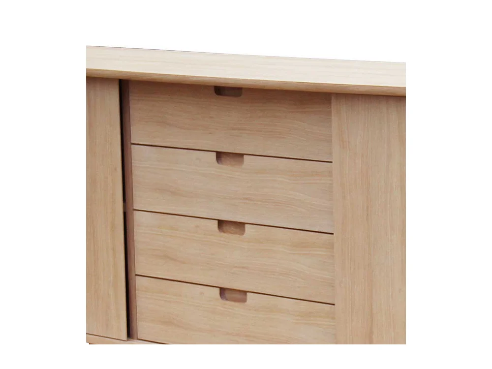 Retro Sideboard mit Schiebetüren 180 cm breit