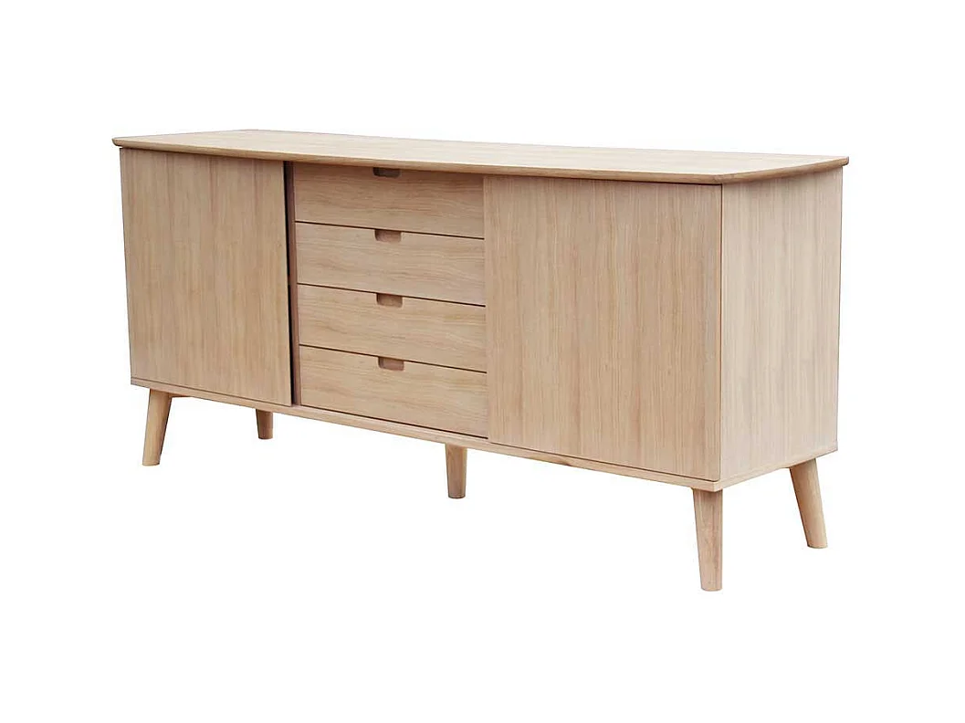 Retro Sideboard mit Schiebetüren 180 cm breit