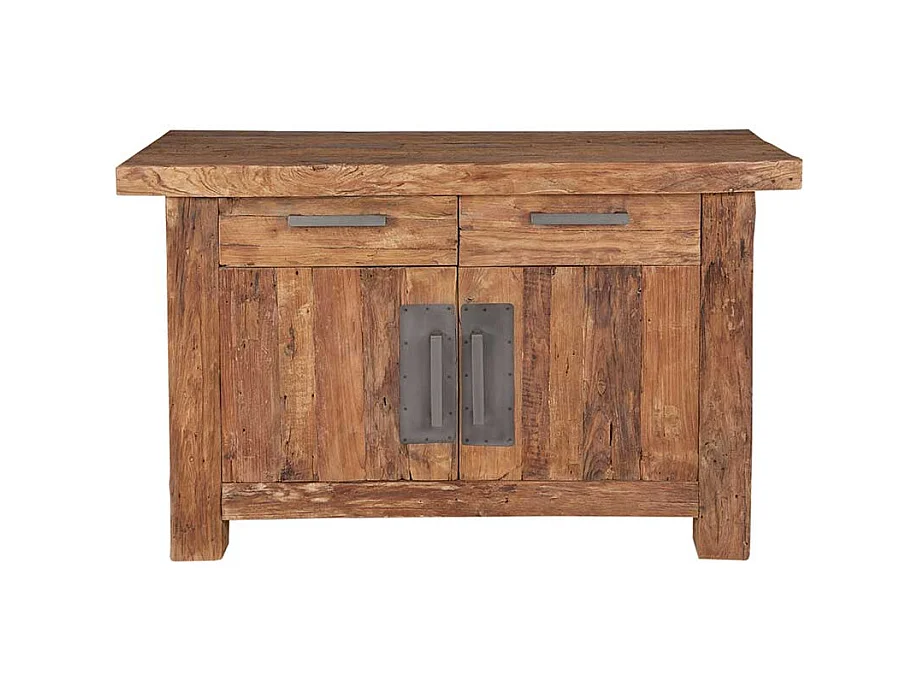 Sideboard aus Teak Massivholz Landhaus rustikal