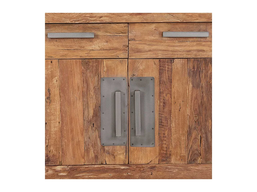 Sideboard aus Teak Massivholz Landhaus rustikal
