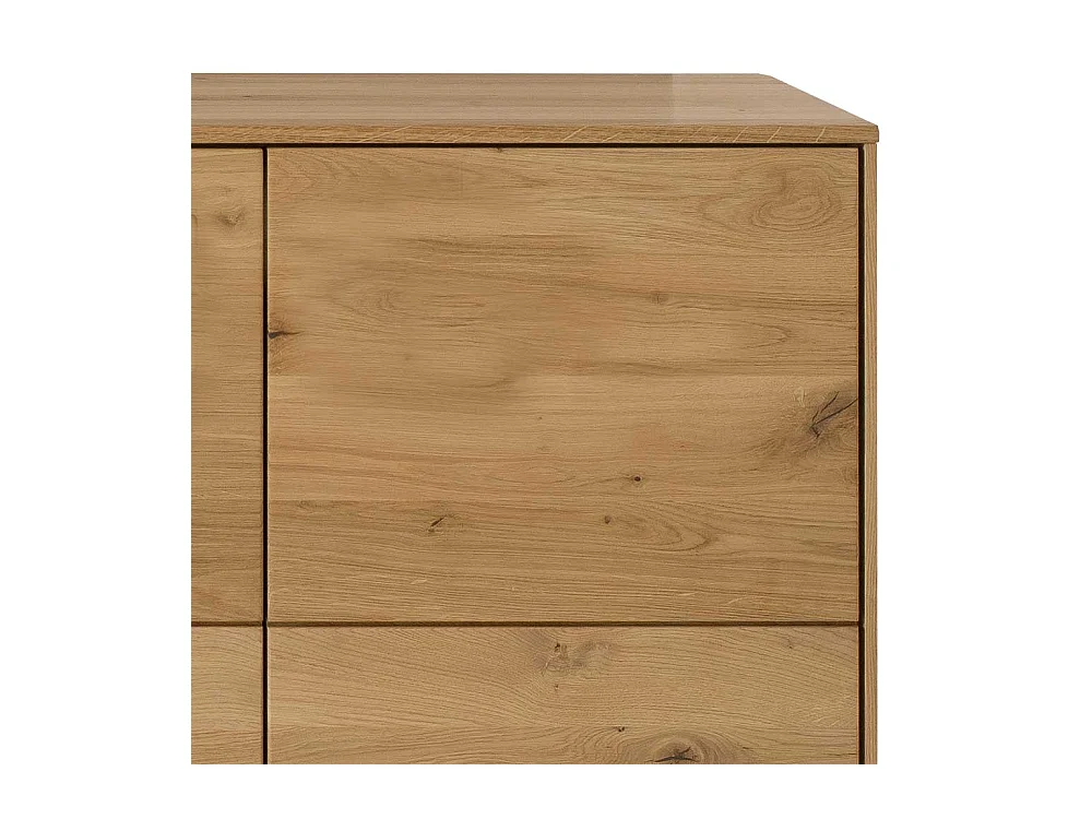 Esszimmersideboard massiv aus Wildeiche Massivholz 3 Drehtüren