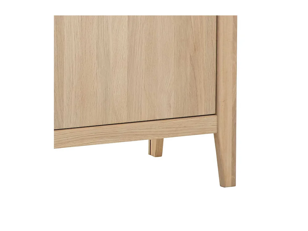 Massivholz Sideboard aus Eiche Bianco geölt 180 cm breit