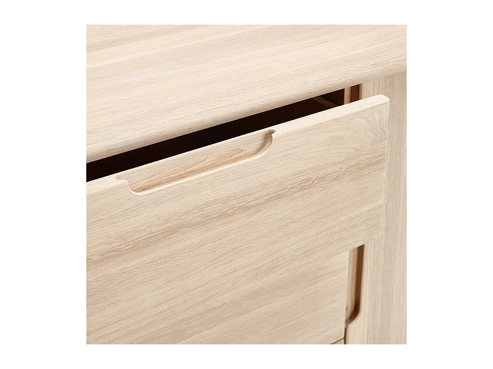 Massivholz Sideboard aus Eiche Bianco geölt 180 cm breit