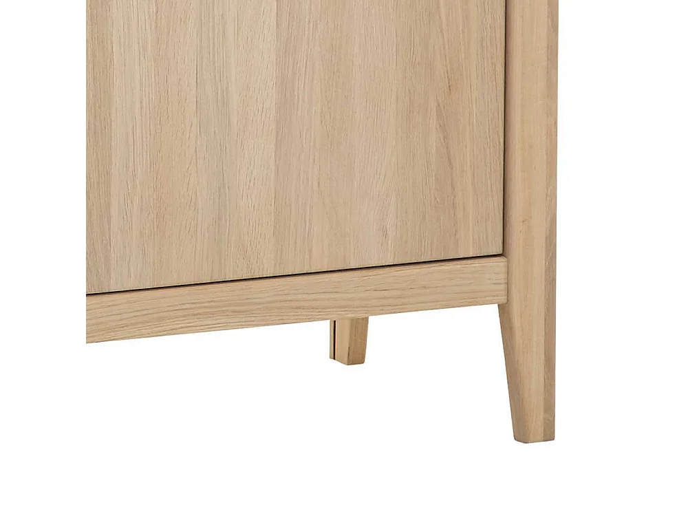 Massivholz Sideboard aus Eiche Bianco geölt 180 cm breit