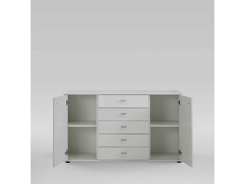 Schlafzimmer Sideboard in Weiß lackiert 140 cm