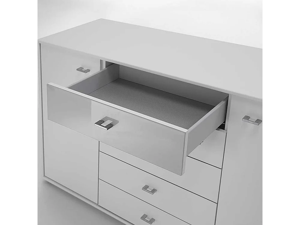 Schlafzimmer Sideboard in Weiß lackiert 140 cm