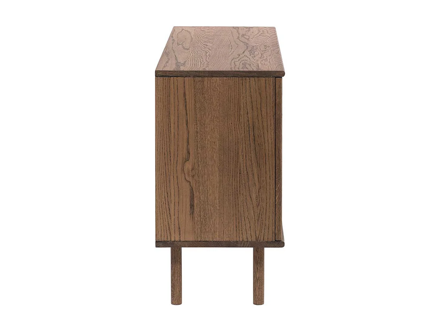 Skandi Esszimmerkommode aus Eiche Massivholz braun geölt