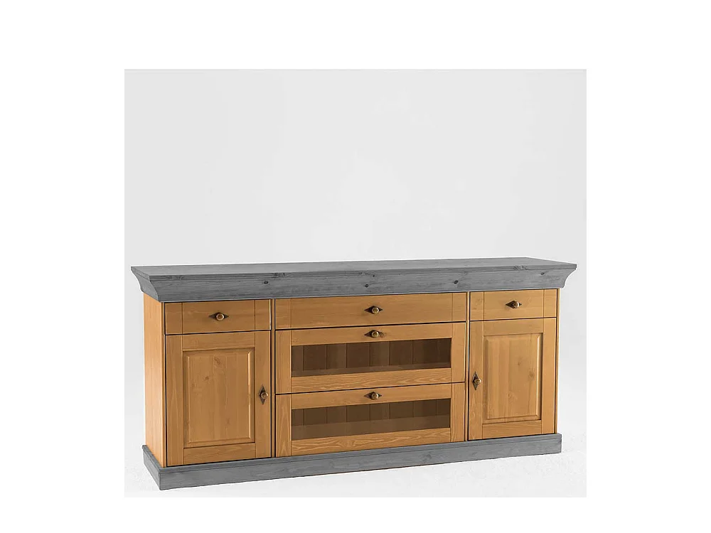 Sideboard aus Kiefer teilmassiv 85 cm hoch