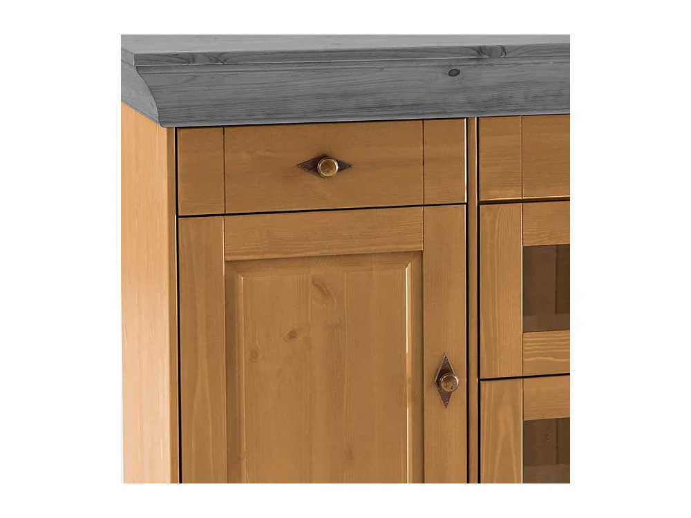 Sideboard aus Kiefer teilmassiv 85 cm hoch