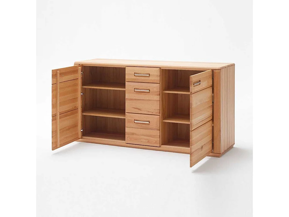 Wohnzimmer Sideboard aus Kernbuche Massivholz 160 cm breit
