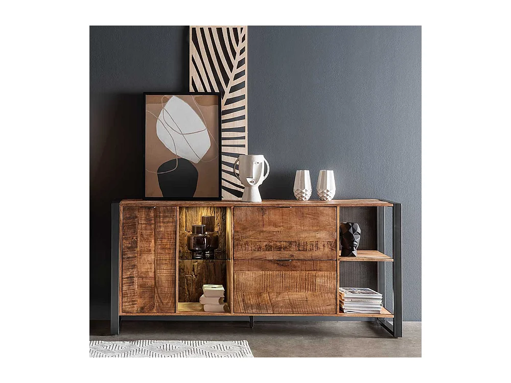 Esszimmerkommode im Industry und Loft Stil Bügelgestell