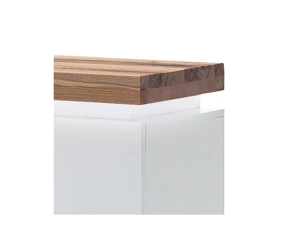 Anrichte mit dimmbarer Beleuchtung Weiß