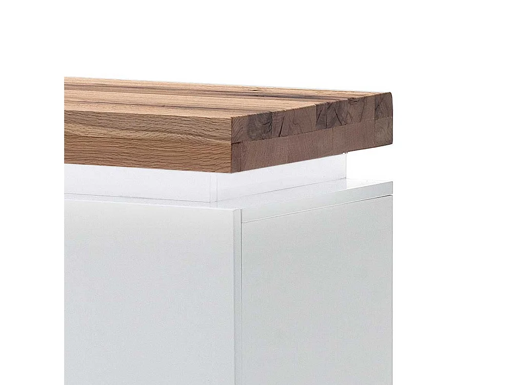 Anrichte mit dimmbarer Beleuchtung Weiß