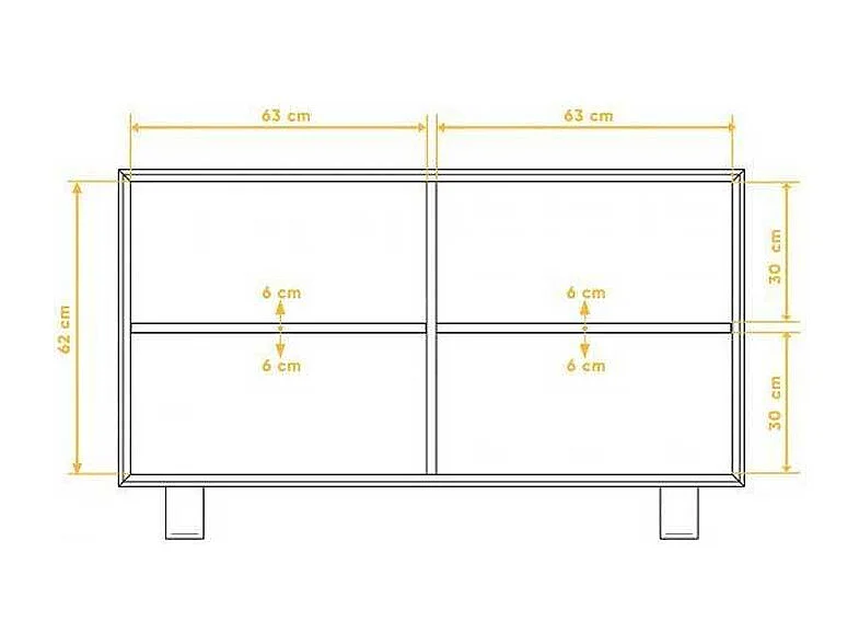 Wohnzimmer Sideboard aus Wildeiche Massivholz Stahl
