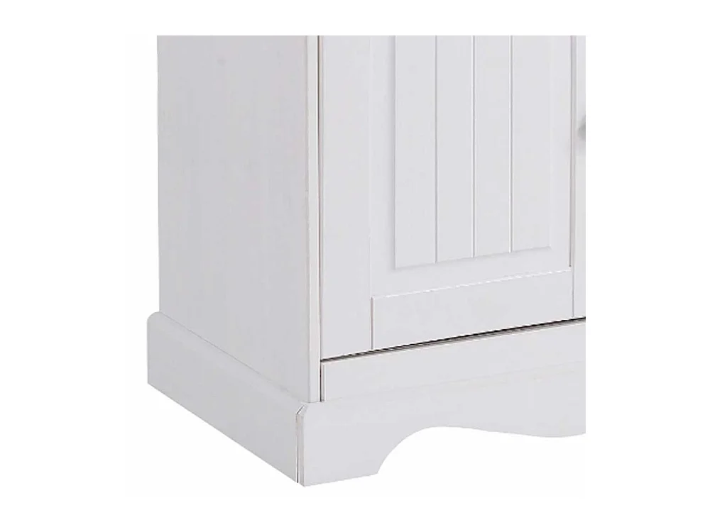 Sideboard Holzkommode im Landhausstil mit Glastür