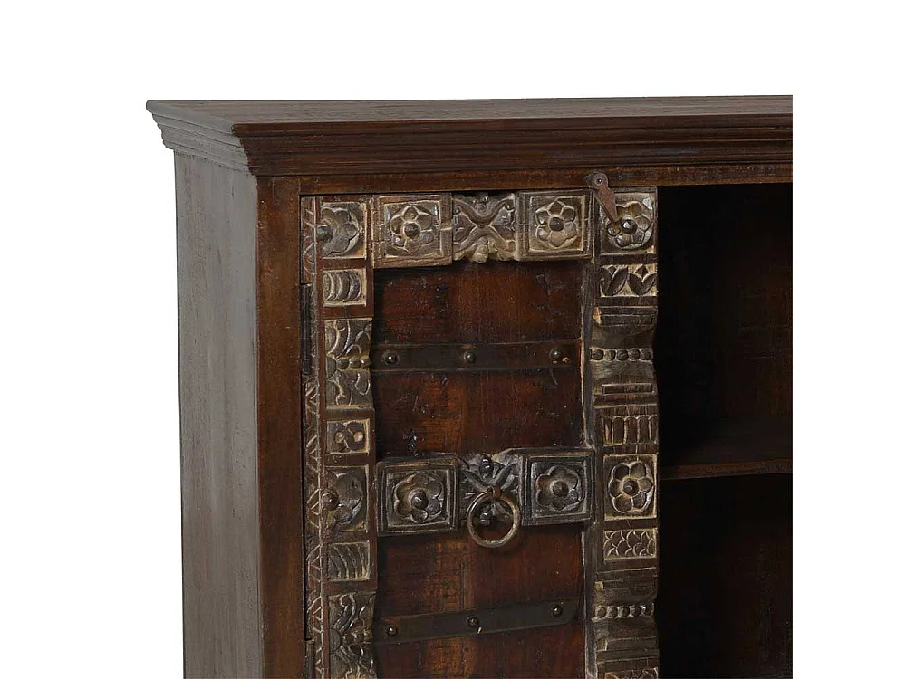 Massivholz Sideboard im Kolonialstil Teak