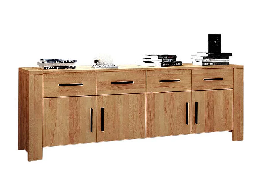 Sideboard aus Kernbuche Massivholz 200 cm
