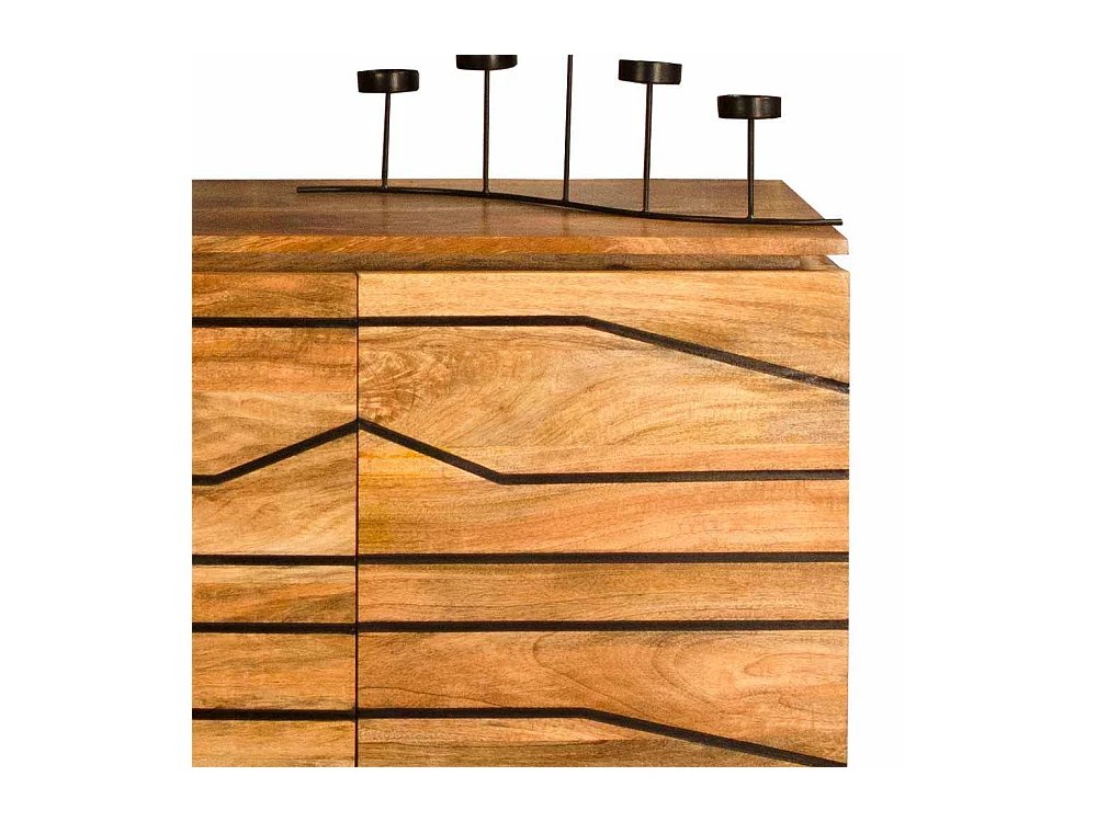 Esszimmer Sideboard aus Mangobaum Massivholz modern