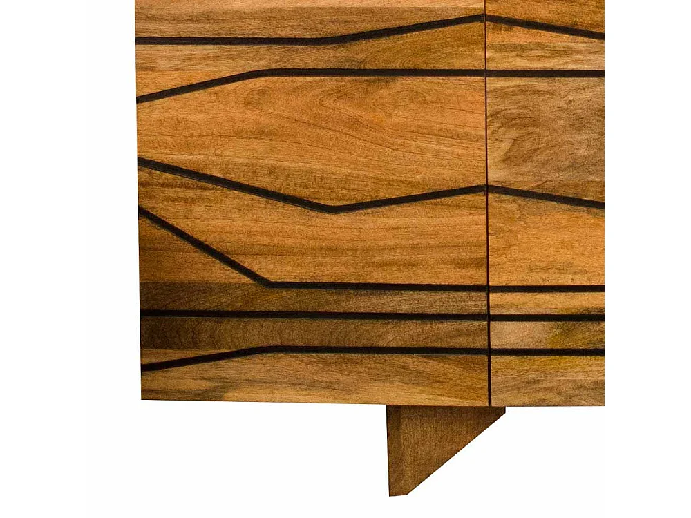 Esszimmer Sideboard aus Mangobaum Massivholz modern