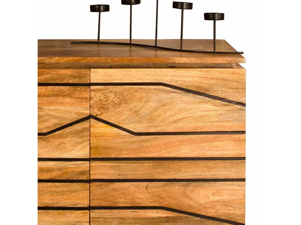 Esszimmer Sideboard aus Mangobaum Massivholz modern