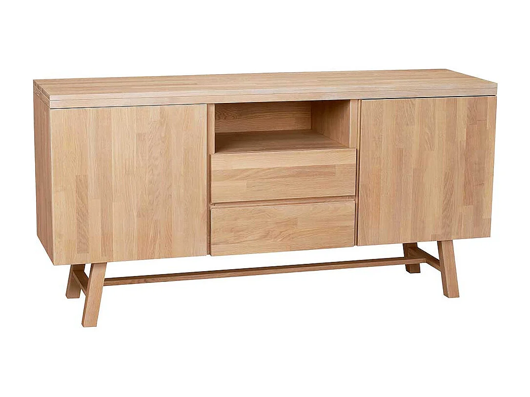 Vollholzkommode aus Eiche Massivholz 160 cm breit