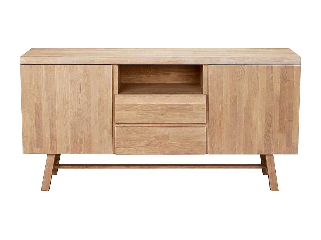 Vollholzkommode aus Eiche Massivholz 160 cm breit