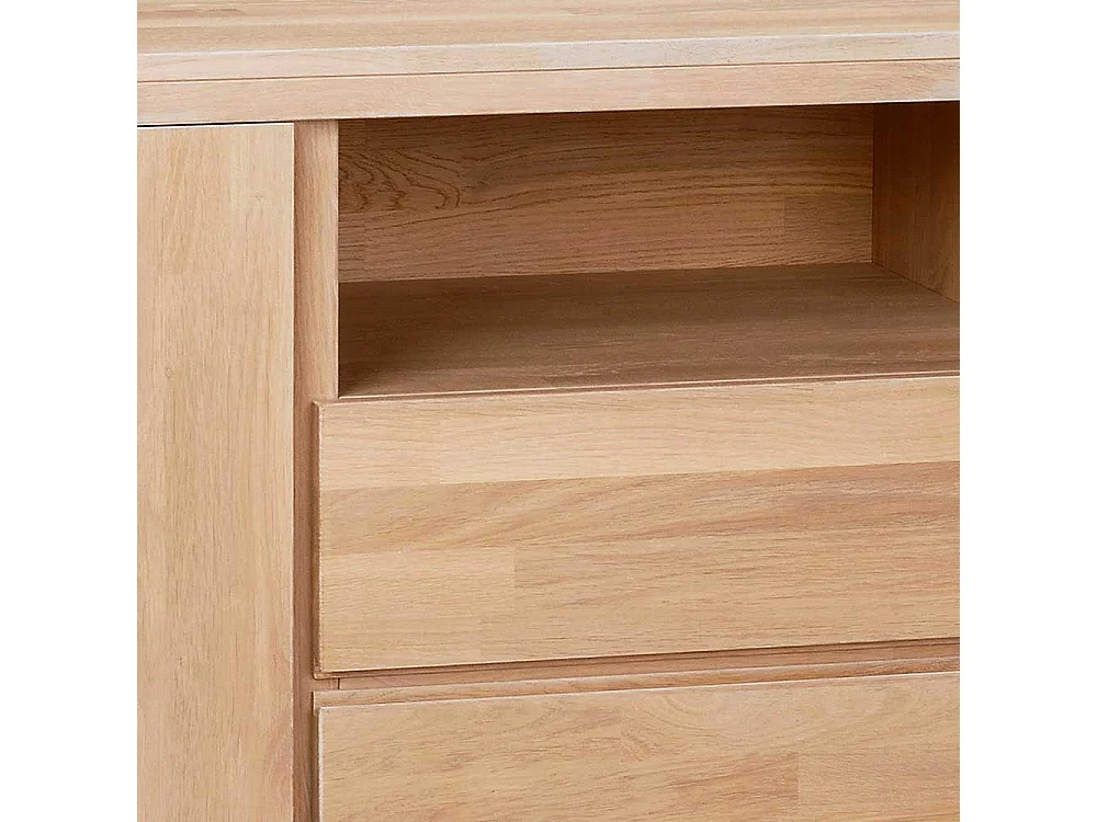 Vollholzkommode aus Eiche Massivholz 160 cm breit