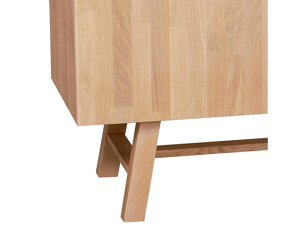 Vollholzkommode aus Eiche Massivholz 160 cm breit