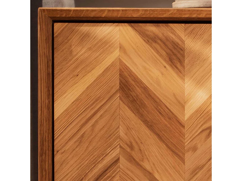 Sidebord Esszimmer aus Wildeiche Massivholz sieben Schubladen