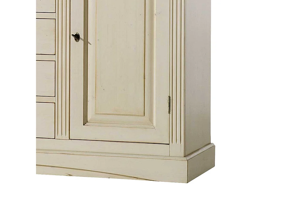 Fichte Sideboard in Creme Landhaus Vintage Stil