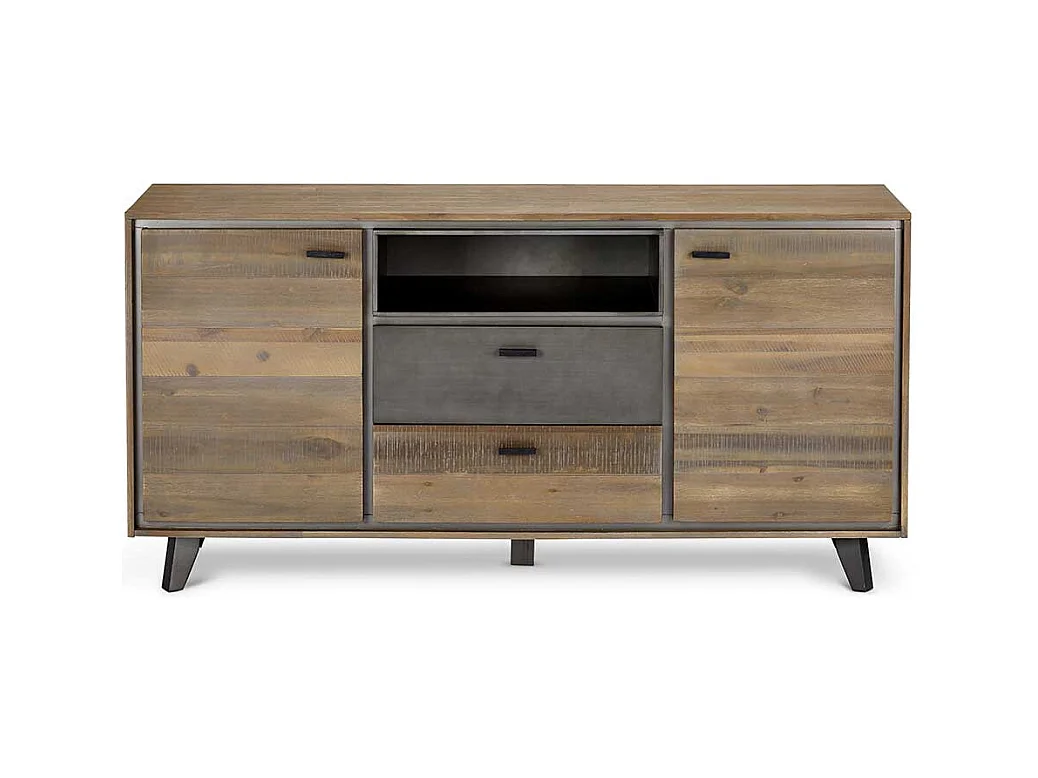Industry Sideboard aus Akazie und Stahl 160 cm breit
