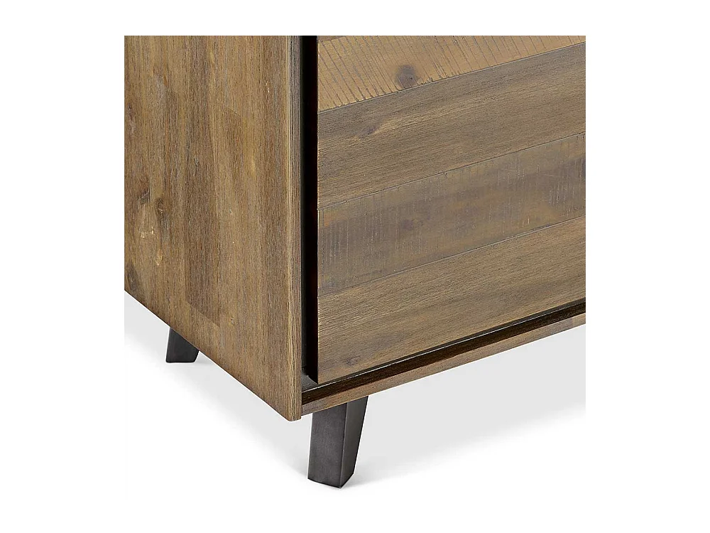 Industry Sideboard aus Akazie und Stahl 160 cm breit