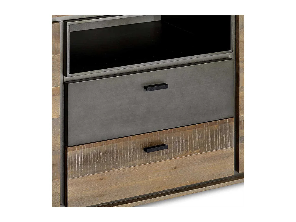 Industry Sideboard aus Akazie und Stahl 160 cm breit