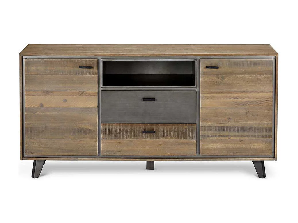 Industry Sideboard aus Akazie und Stahl 160 cm breit