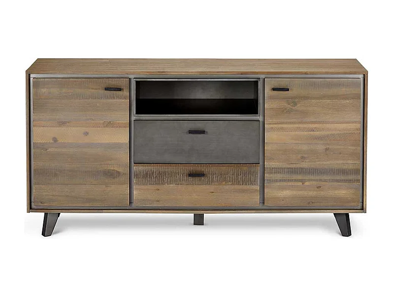 Industry Sideboard aus Akazie und Stahl 160 cm breit