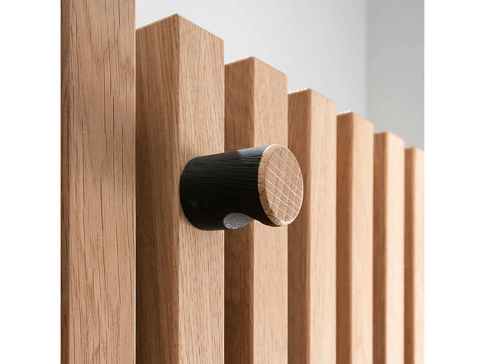 Wildeiche Sideboard geölt im Skandi Design Massivholztüren