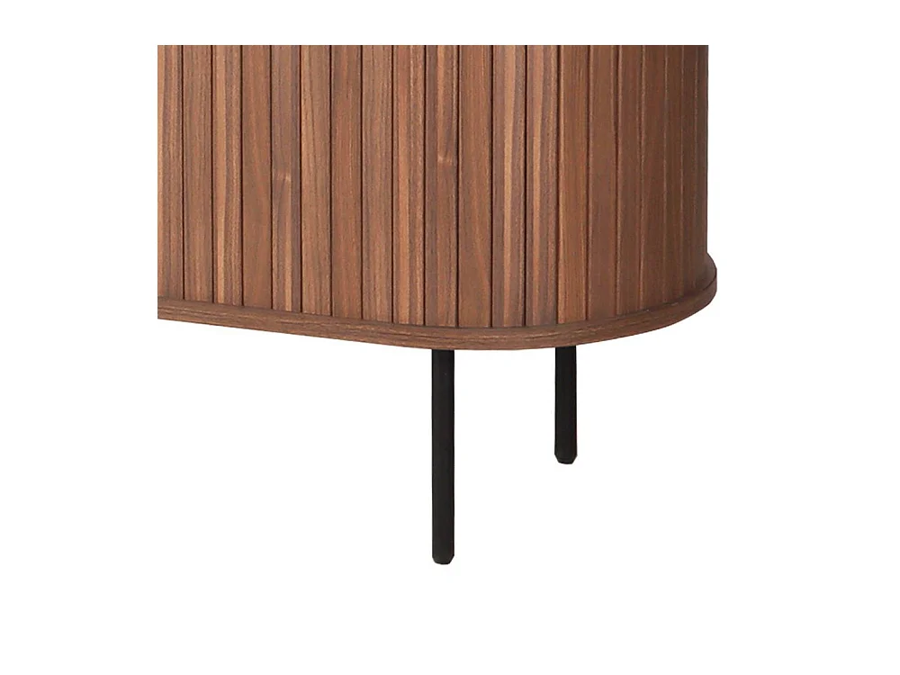 Sideboard Wohnzimmerkommode in Walnussfarben 140 cm breit