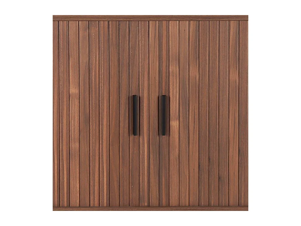 Sideboard Wohnzimmerkommode in Walnussfarben 140 cm breit