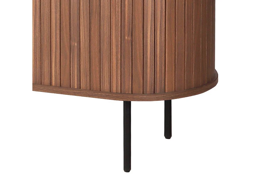 Sideboard Wohnzimmerkommode in Walnussfarben 140 cm breit