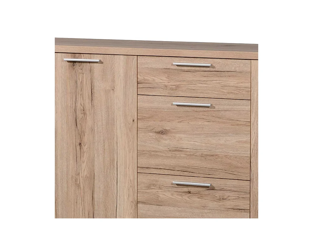 Sideboard mit Metallgriffen Touchwood Dekor