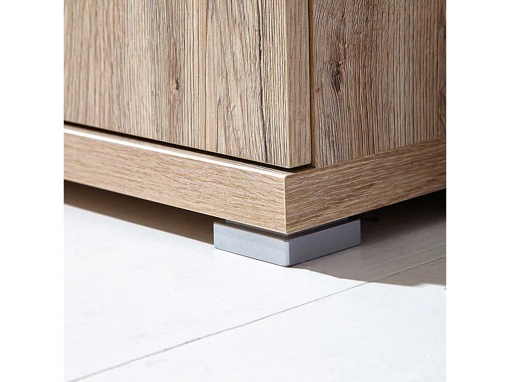 Sideboard mit Metallgriffen Touchwood Dekor