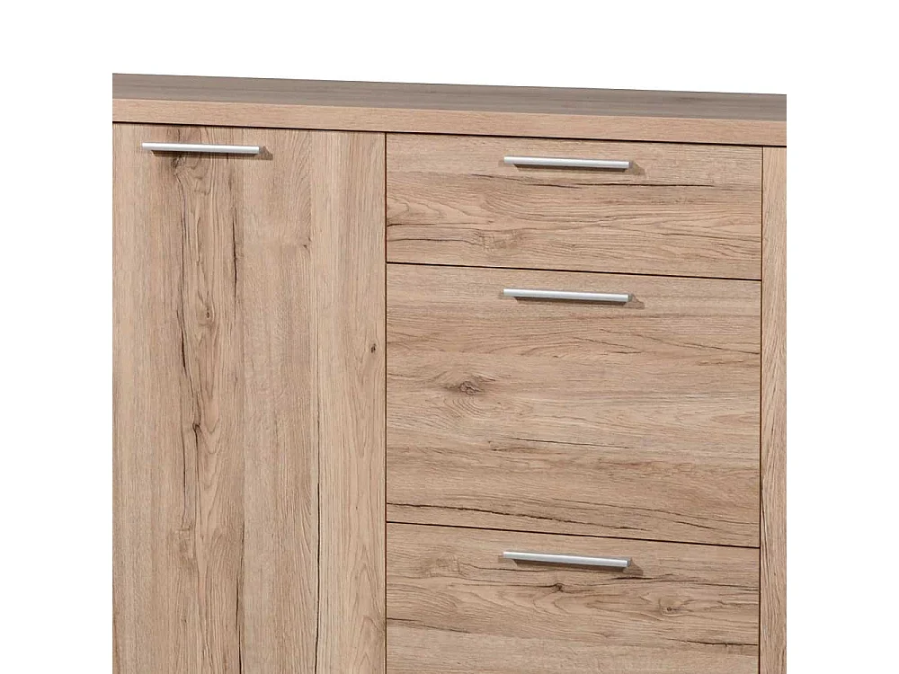 Sideboard mit Metallgriffen Touchwood Dekor